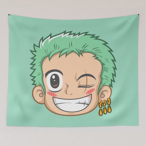 Item preview, cute kawaii swordman zoro trending sticker designed and sold by Weelbein9.