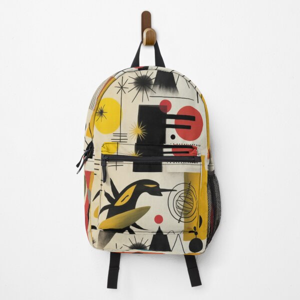 Item preview, Mid-Century Abstract Geometric  Native Tribal Art Boho designed and sold by BlueLineLAX.