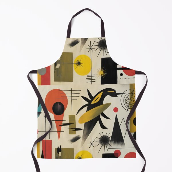 Item preview, Mid-Century Abstract Geometric  Native Tribal Art Boho designed and sold by BlueLineLAX.