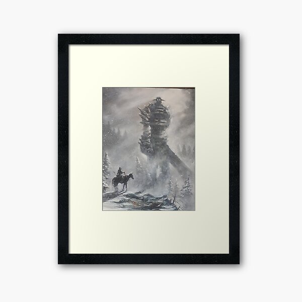 Shadows of Colossus Framed Art Print