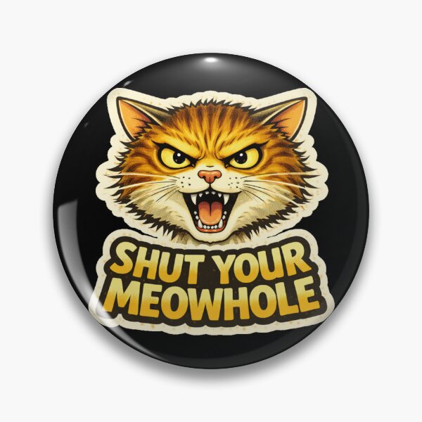 Item preview, Stoner & Psychonaut Cats – Shut Your Meowhole – Gift for Stoners • Retro Comics • Vintage Halftone designed and sold by JacobKAurumhead.