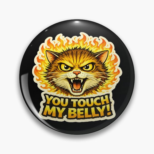 Item preview, Stoner & Psychonaut Cats – You Touch My Belly! – Gift for Stoners • Retro Comics • Vintage Halftone designed and sold by JacobKAurumhead.