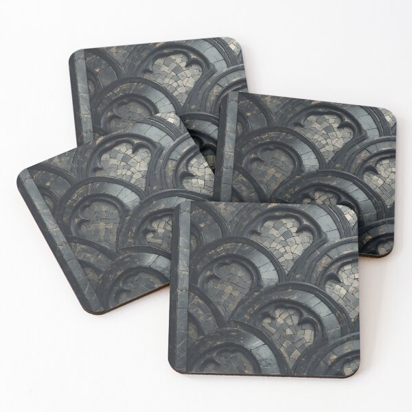 Item preview, Abstract Gothic Arches Stone Mosaic Relief designed and sold by Virtuals1.