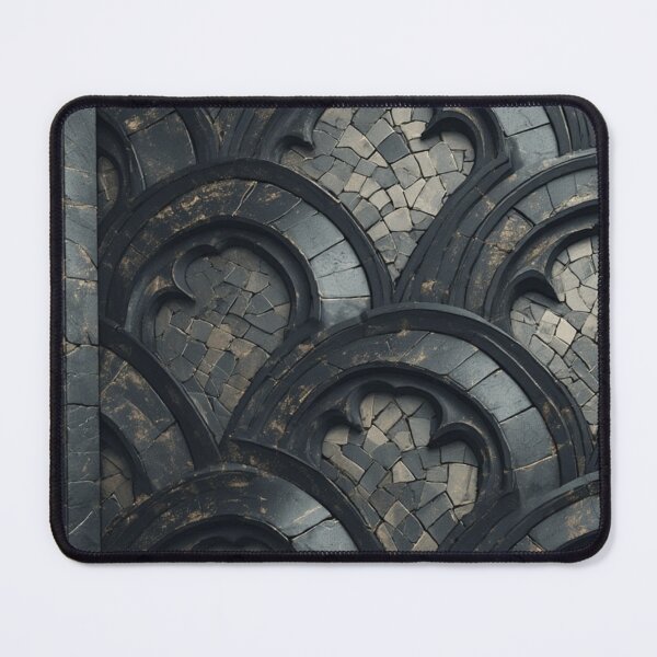 Item preview, Abstract Gothic Arches Stone Mosaic Relief designed and sold by Virtuals1.