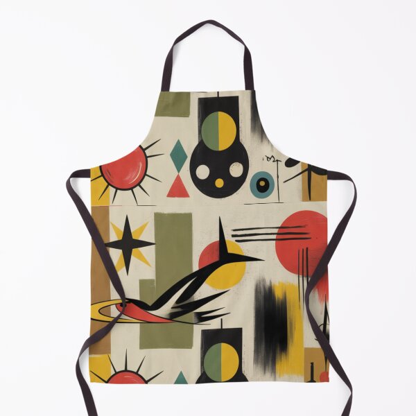 Item preview, Mid-Century Abstract Geometric  Native Tribal Art Boho designed and sold by BlueLineLAX.