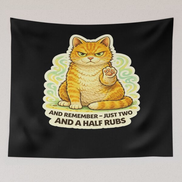 Item preview, Stoner & Psychonaut Cats – Just Two and a Half Rubs – Gift for Stoners • Retro Comics • Vintage Halftone designed and sold by JacobKAurumhead.