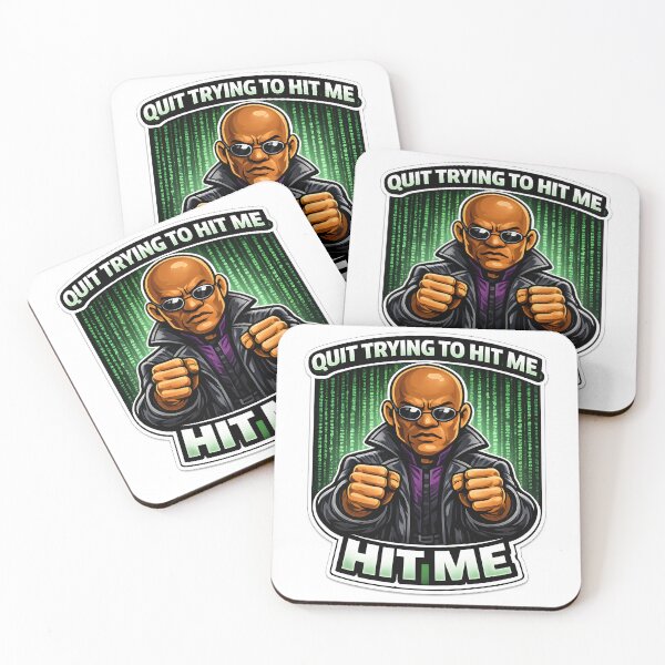 Item preview, Quit Trying to Hit Me – Focus & Discipline Statement Design designed and sold by Signal Press.