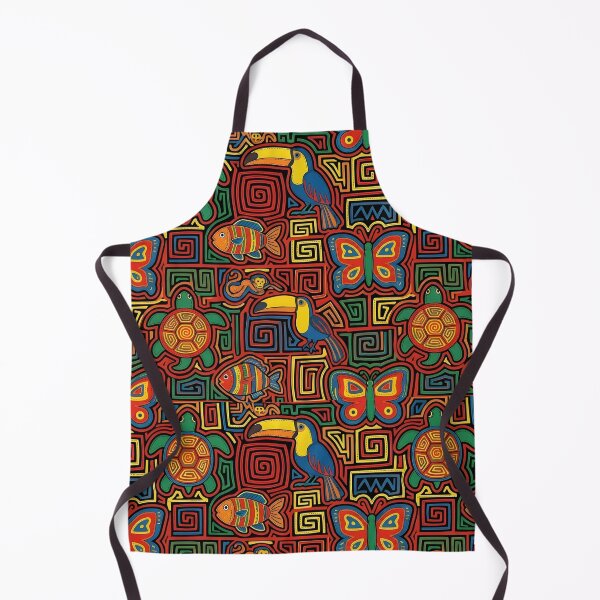 Item preview, Indigenous Panamanian Mola inspired pattern designs designed and sold by Marti’s Shop Corner.