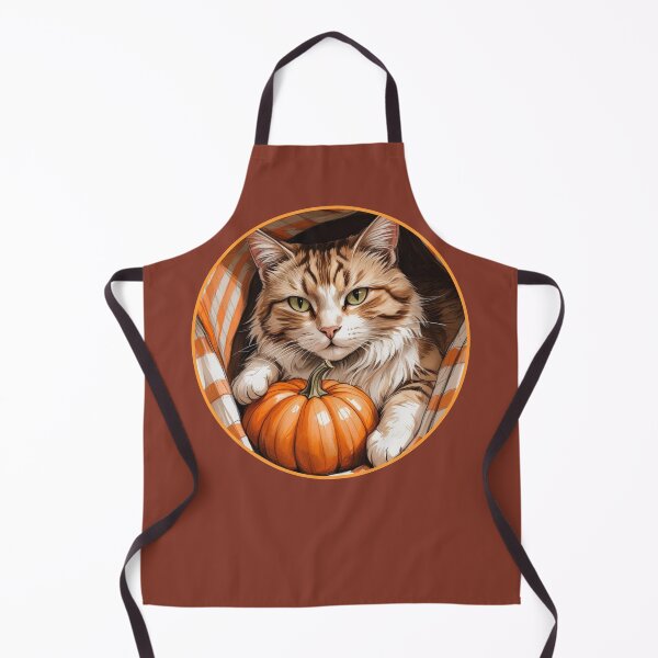 Item preview, Cozy Vibes Only | Kawaii Autumn Cat in Blanket with Pumpkin designed and sold by Design_Your_Day.