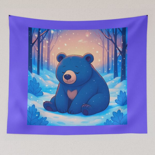Item preview,  Sleepy Teddy Bear Winter Master. designed and sold by Zofia Sosnecka.