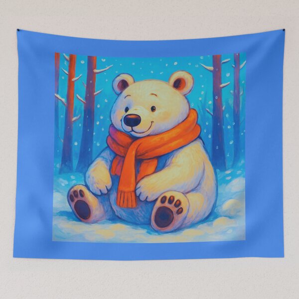 Item preview,  Sleepy Teddy Bear Winter Master. designed and sold by Zofia Sosnecka.