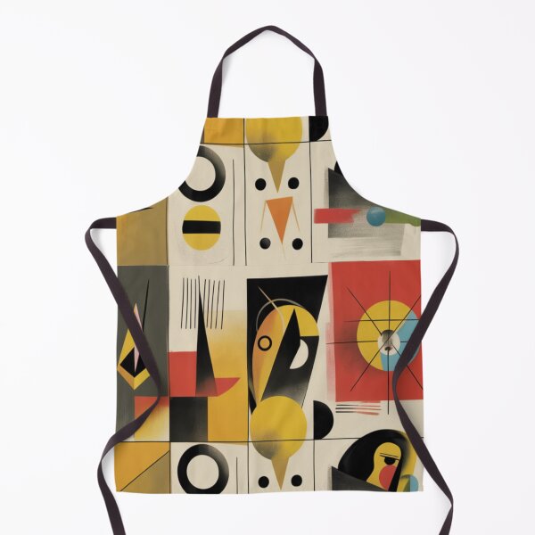 Item preview, Mid-Century Abstract Geometric  Native Tribal Art Boho designed and sold by BlueLineLAX.