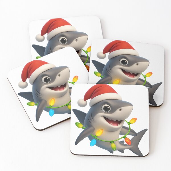 Item preview, Christmas Salmon Shark designed and sold by Sillytoe.
