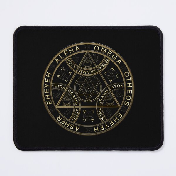 Item preview, Enochian Tetragrammaton Protection Sigil (Black).  By Michele Collu. Copyright: © Collugraphic    designed and sold by Collugraphic.