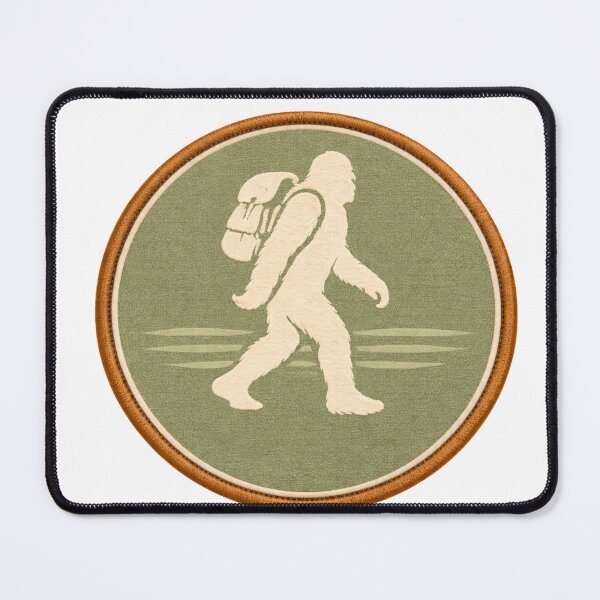 Item preview, Squatch Camp “Dawn” Field Mark – Minimal Bigfoot Silhouette Patch designed and sold by Squatch-Camp.