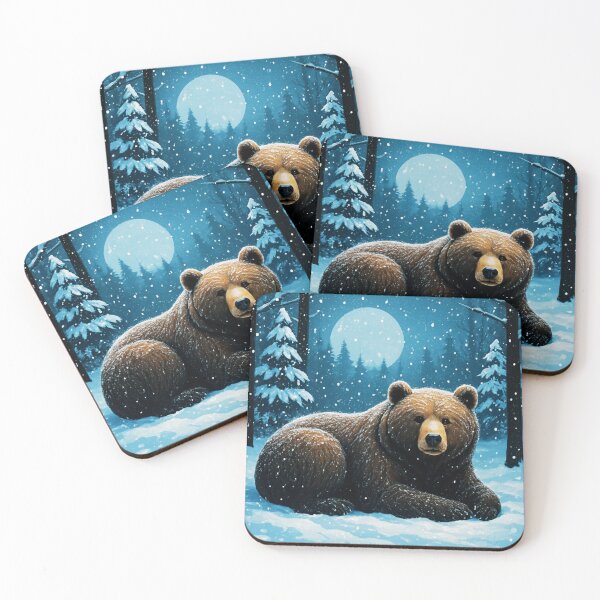 Item preview,  Sleepy Teddy Bear Winter Master. designed and sold by Zofia Sosnecka.