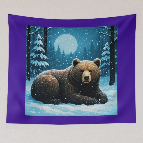 Item preview,  Sleepy Teddy Bear Winter Master. designed and sold by Zofia Sosnecka.