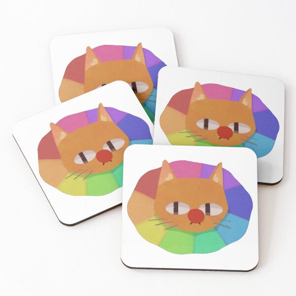 Item preview, Colorful Clown Cat designed and sold by Asutip.