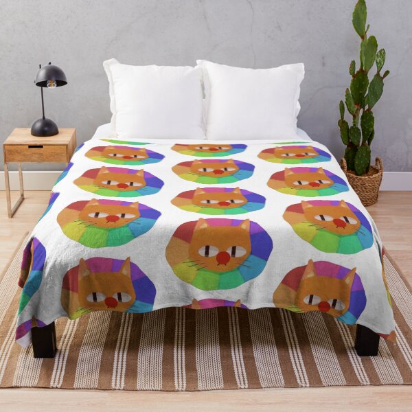 Item preview, Colorful Clown Cat designed and sold by Asutip.