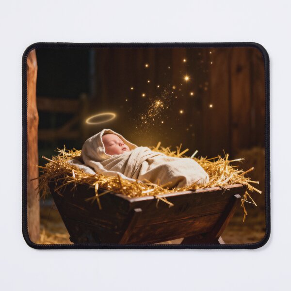 Item preview, Nativity Christian T-Shirt – Baby Jesus Christmas Faith Shirt designed and sold by Eternal Kingdom Store.