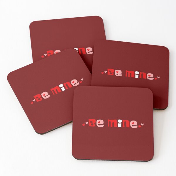 Item preview, Retro Be Mine Valentine - Wavy Bubble Letter Quote designed and sold by DeeLulu.