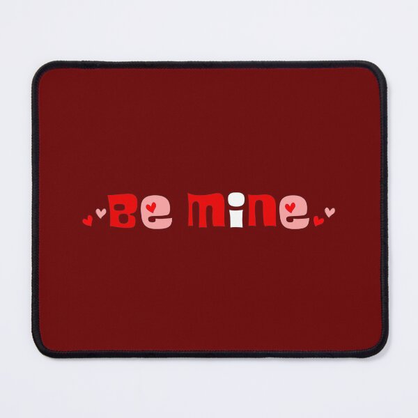 Item preview, Retro Be Mine Valentine - Wavy Bubble Letter Quote designed and sold by DeeLulu.