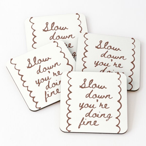 Item preview, Slow Down You're Doing Fine Art designed and sold by rrobinpark.