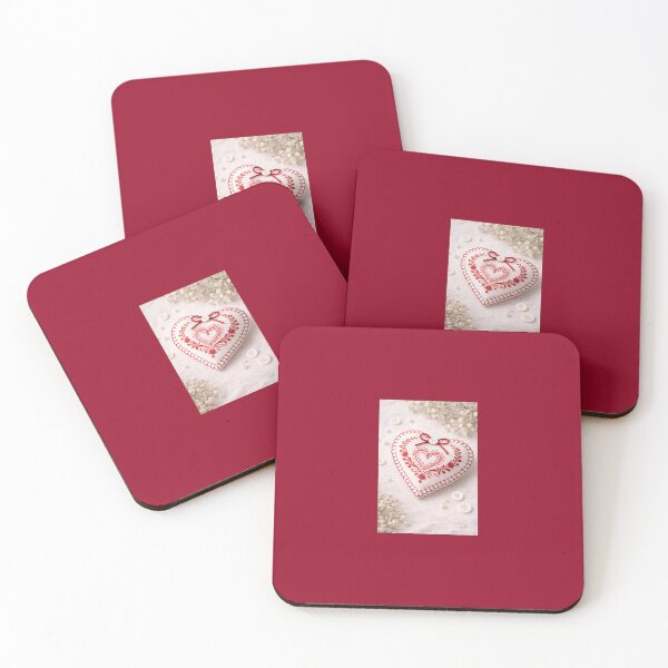 Item preview, For My Valentine — Embroidered Heart  designed and sold by Novel Works Studio.