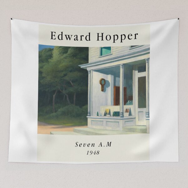 Aperçu de l'œuvre Edward Hopper Seven A.M. Realism créée et vendue par LaFabricaArt.