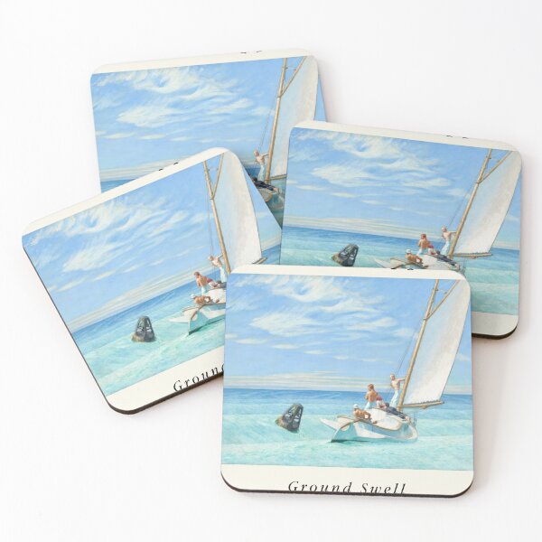 Item preview, Edward Hopper Ground Swell Realism designed and sold by LaFabricaArt.