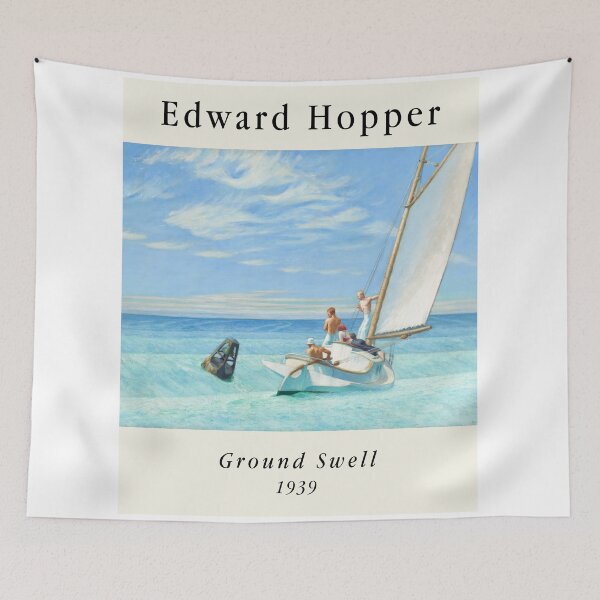 Item preview, Edward Hopper Ground Swell Realism designed and sold by LaFabricaArt.