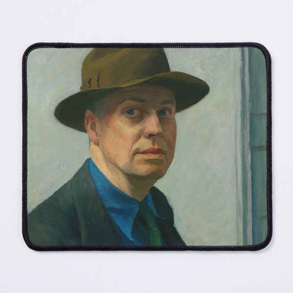 Item preview, Edward Hopper Self Portrait Realism designed and sold by LaFabricaArt.