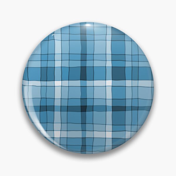 Item preview, Blue Plaid Funky Rustic Retro Contemporary Pattern designed and sold by kierkegaard.