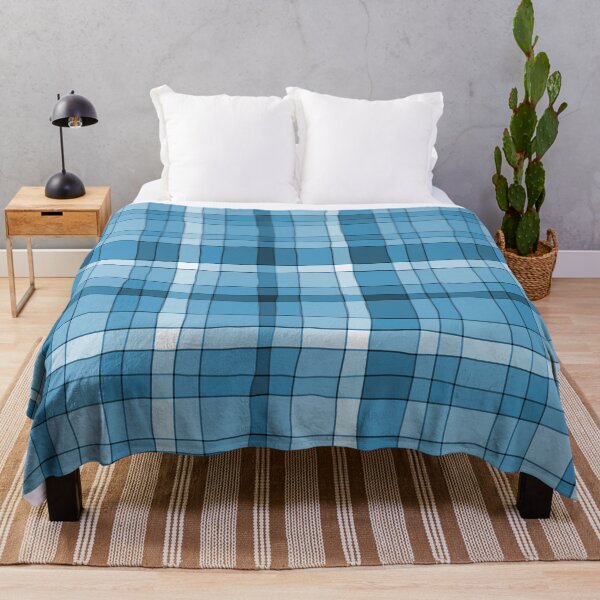 Item preview, Blue Plaid Funky Rustic Retro Contemporary Pattern designed and sold by kierkegaard.