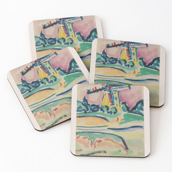 Item preview, Ernst Ludwig Kirchner Windmühle Expressionism designed and sold by LaFabricaArt.