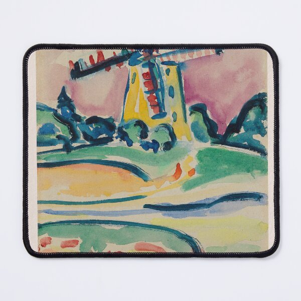 Item preview, Ernst Ludwig Kirchner Windmühle Expressionism designed and sold by LaFabricaArt.