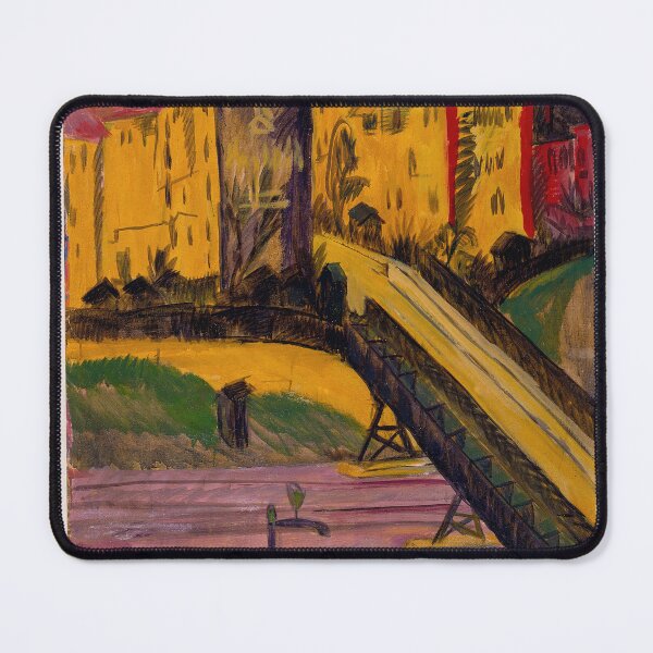 Item preview, Ernst Ludwig Kirchner City View Expressionism designed and sold by LaFabricaArt.