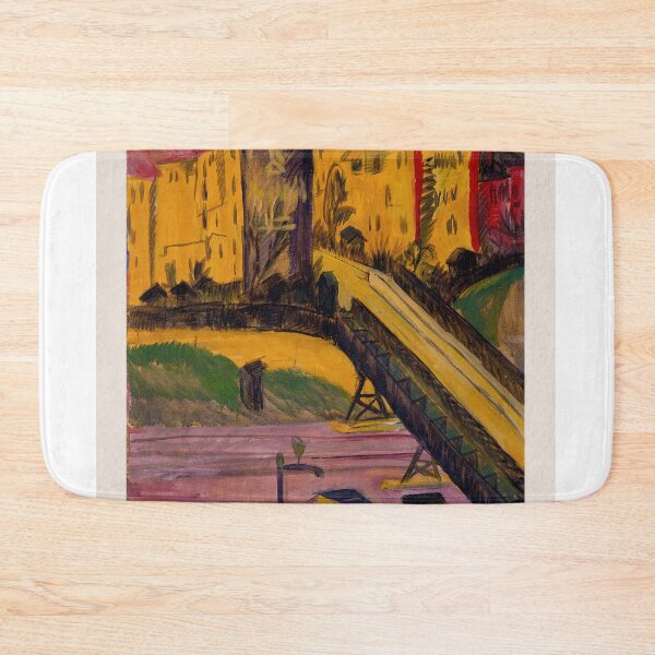 Item preview, Ernst Ludwig Kirchner City View Expressionism designed and sold by LaFabricaArt.