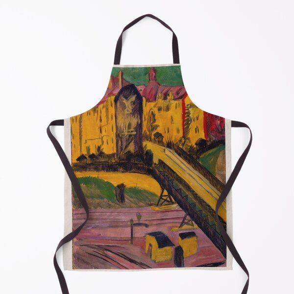 Item preview, Ernst Ludwig Kirchner City View Expressionism designed and sold by LaFabricaArt.