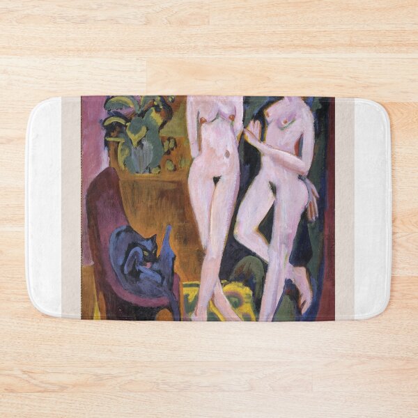 Item preview, Ernst Ludwig Kirchner Two Nudes Expressionism designed and sold by LaFabricaArt.