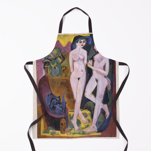 Item preview, Ernst Ludwig Kirchner Two Nudes Expressionism designed and sold by LaFabricaArt.