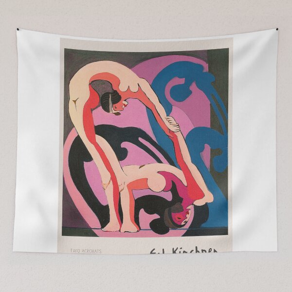 Item preview, Ernst Ludwig Kirchner Two Acrobats designed and sold by LaFabricaArt.