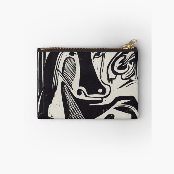 Item preview, Ernst Ludwig Kirchner Cow Woodcut designed and sold by LaFabricaArt.