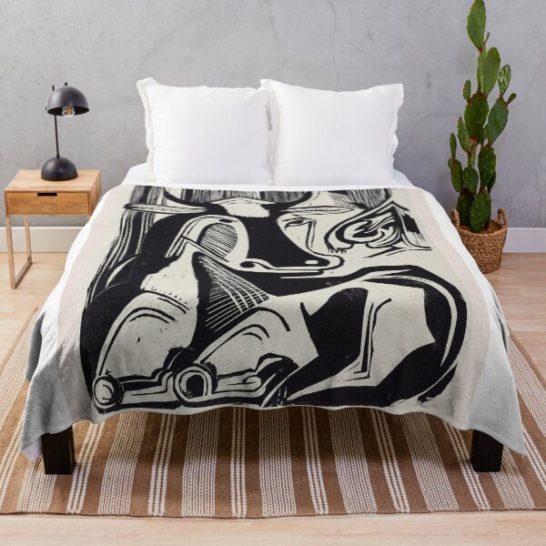 Item preview, Ernst Ludwig Kirchner Cow Woodcut designed and sold by LaFabricaArt.