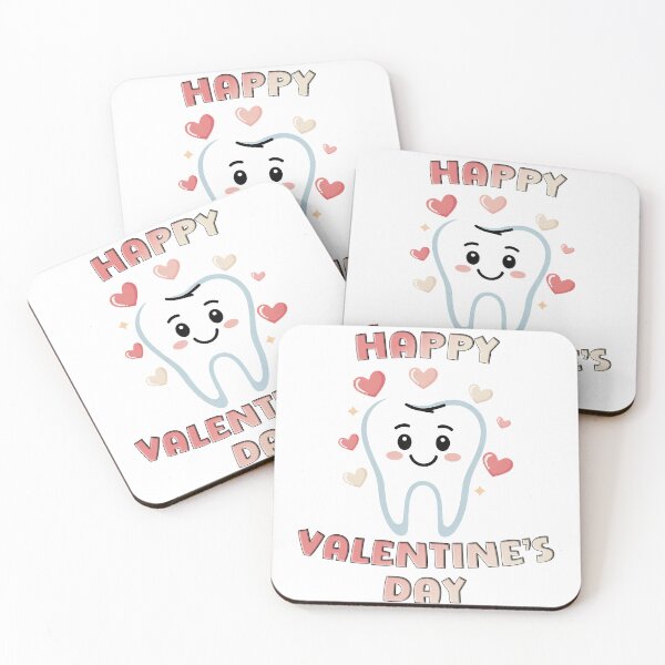 Item preview, Smiling Tooth Full of Love – Cute Dental Valentine designed and sold by Sensepiphoria.