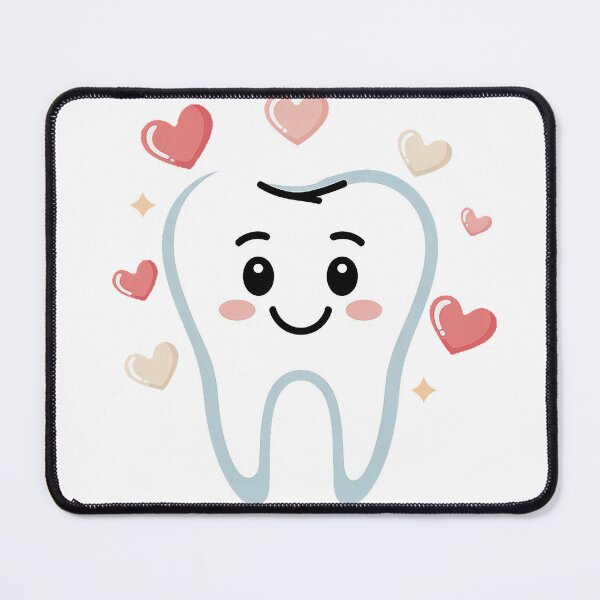 Item preview, Smiling Tooth Full of Love – Cute Dental Valentine designed and sold by Sensepiphoria.