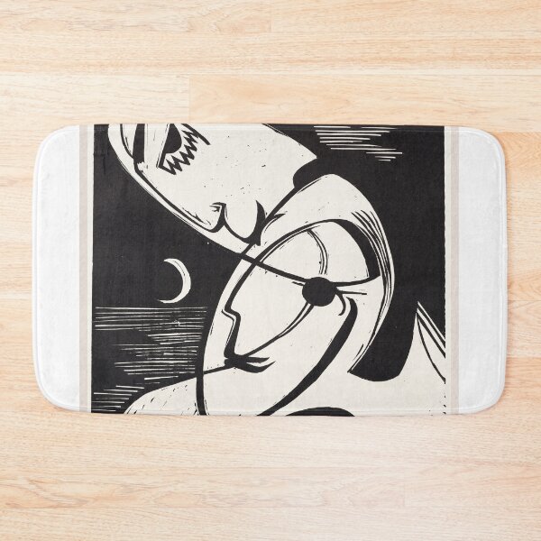 Item preview, Ernst Ludwig Kirchner The Kiss Expressionism designed and sold by LaFabricaArt.