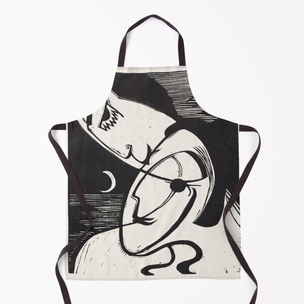 Item preview, Ernst Ludwig Kirchner The Kiss Expressionism designed and sold by LaFabricaArt.