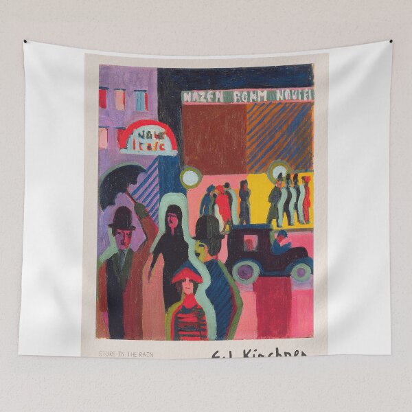 Item preview, Ernst Ludwig Kirchner Store in Rain designed and sold by LaFabricaArt.