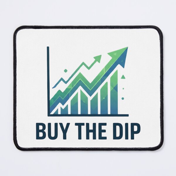 Item preview, Buy The Dip - Crypto & Stock Market Trading Motivation designed and sold by RealVibeVault.